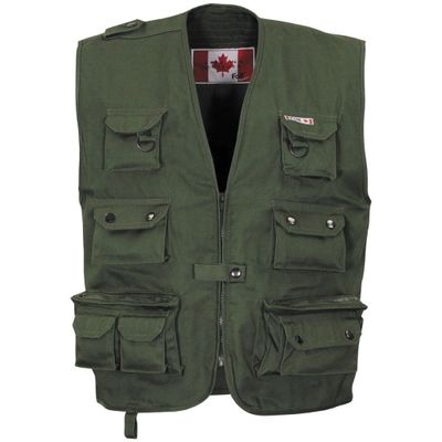 Vest with many pockets