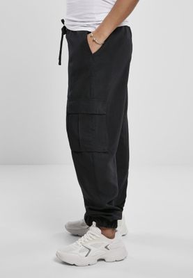 Cargo pants in viscose pond