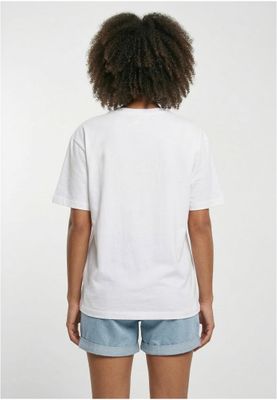 T-shirt för dam med logotyp bröst regular – vit (variant)