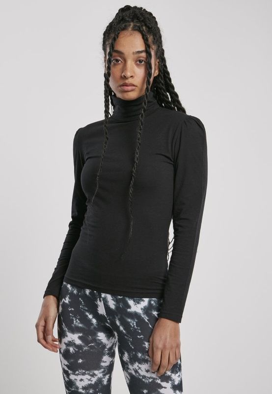 Poloshirt med puffearm