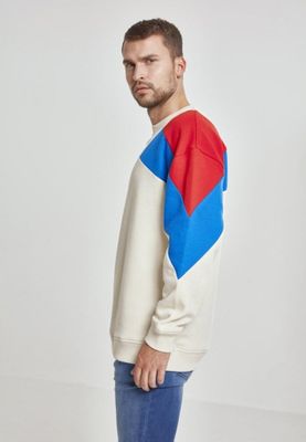 3-tone oversizse crewneck