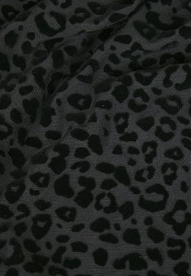 Body in leopard patterned lace