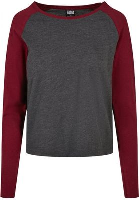 Long-sleeved top with raglan arm ladies