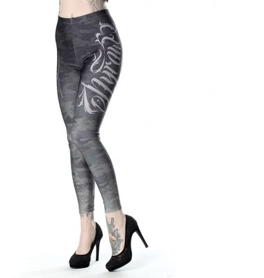 Grå camo blazon leggings