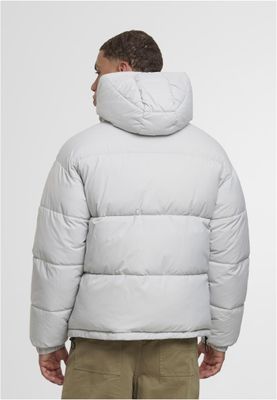Basic Puffer Jacket With Hood för herr – Lightasphalt