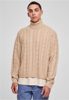 Boxy Roll Neck Sweater