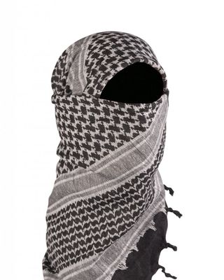 Shemagh svart/vit