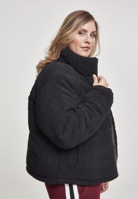 Short teddy jacket lady