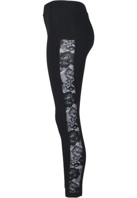 Black lace leggings