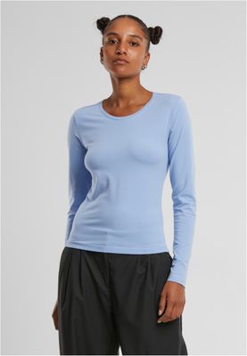 Ladies Basic Super Slim Longsleeve Topp 90% Bomull