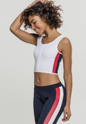 Sport top with zipper ladies