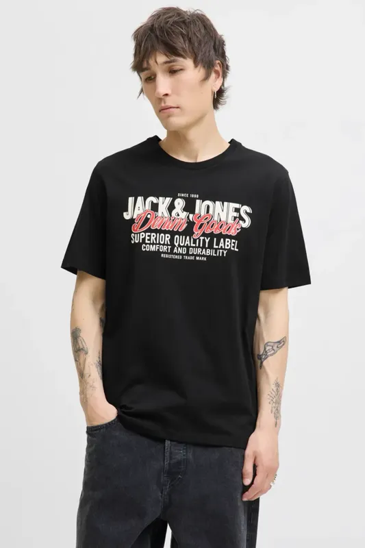 Jack & Jones Denim Goods T-shirt - svart