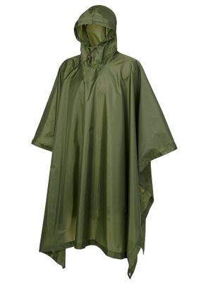 Rain poncho with rip stop