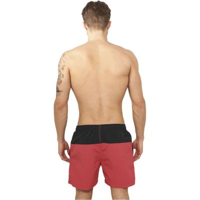 Two-color bath shorts