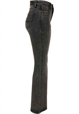 Ladies High Waist Flared Denim Pants