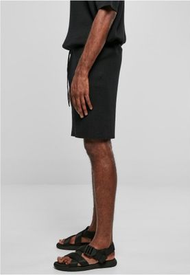 Ribbed sweat shorts for men