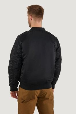 Satin bomber jacket for men