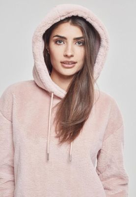 Ladies Oversize Short Teddy Hoody