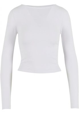 Ladies Ruffled Super Slim Longsleeve