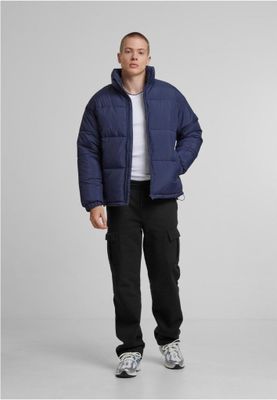 Thick Puffer Jacket Men with High Collar