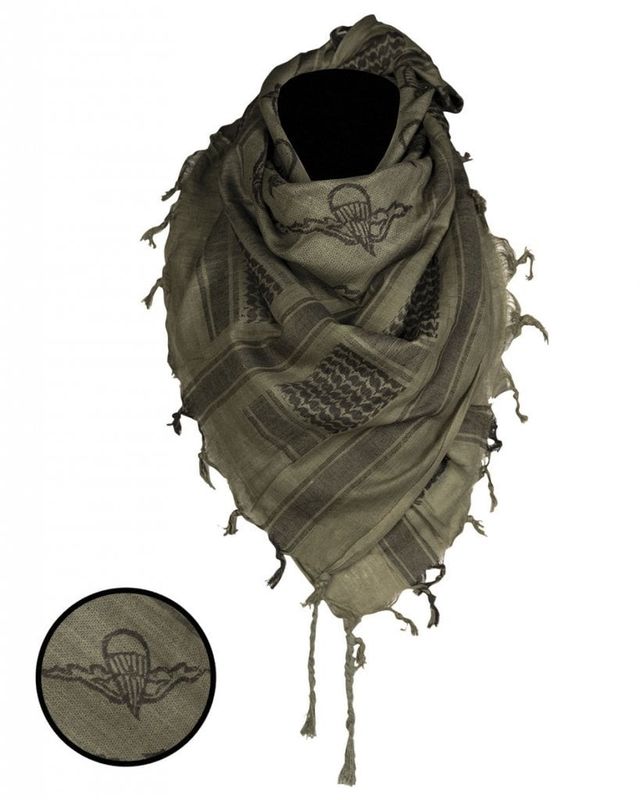 Shemagh paratrooper olive/black