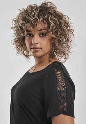 T-shirt with lace edge ladies