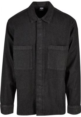 Oversized Denim Pocket Shirt