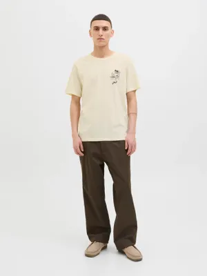T-shirt chilling pug - Jack & Jones