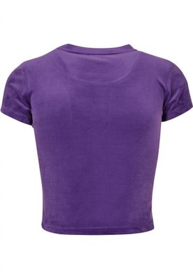 Short velvet top for ladies