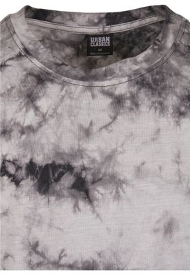 Svart och vit t-shirt i batikmönster