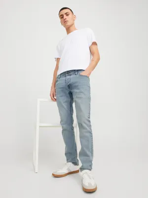 Slim fit jeans GLENN original för herr– blue denim