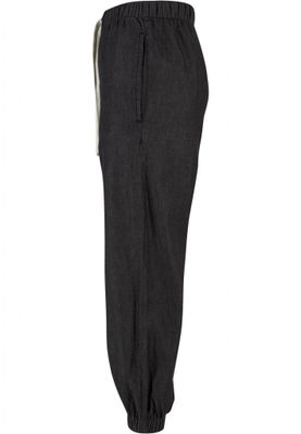 Light denim sweatpants with drawstring