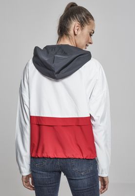 Oversize windbreaker lady