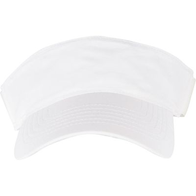 White visor cap