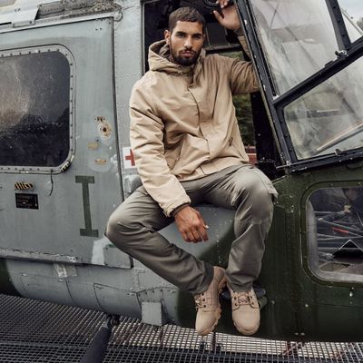 Lined windbreaker men