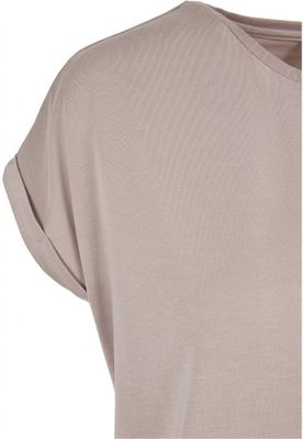 Ladies top with rolled up arms