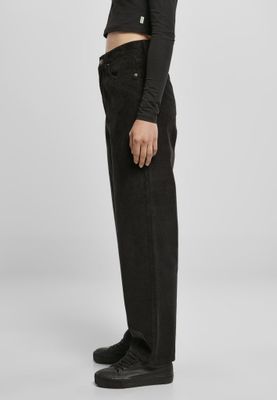 Ladies High Waist 90´S Wide Leg Corduroy Pants