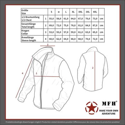 Fleece jacket "Combat" camo