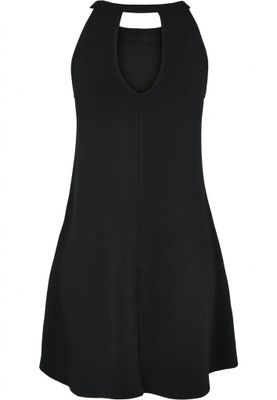 Black armless dress
