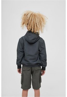 Windbreaker with fleece lining gray - Child