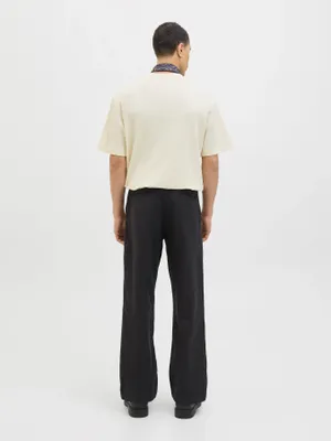 Räfflad loose fit T-shirt