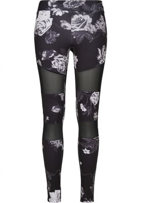 Mørkeblomstrede leggings