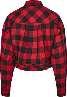 Kort oversize skjortjacka dam