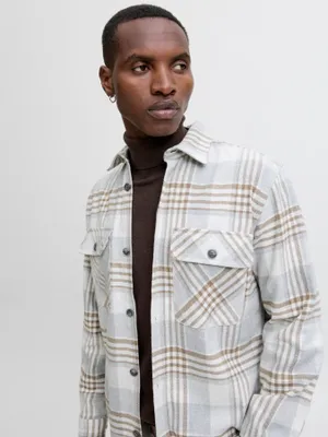 Rutig overshirt - herr