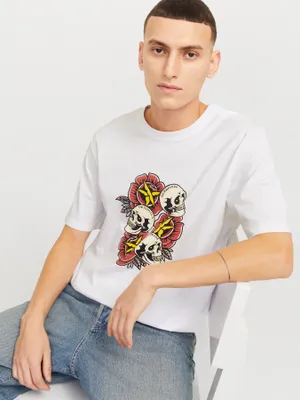 J&J skulls T-shirt - herr