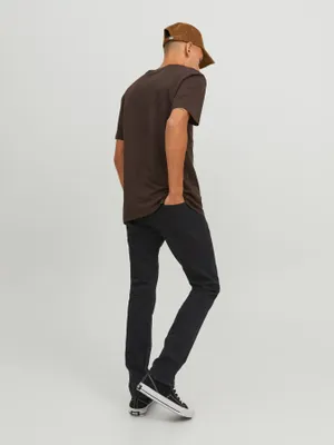Svarta slim fit jeans herr - GLENN