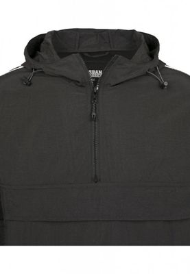 Crinkle pull over jacket