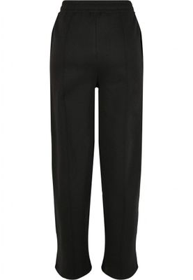 Straight and at soft ice trousers with press crease lady