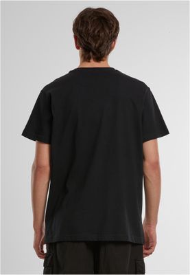 T-shirt för herr i bomullsjersey med korn – svart