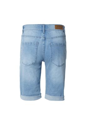 Shorts för herr med basic – new light blue washed tvättad finish